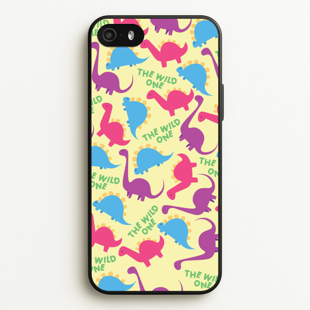 The Wild One - Dinosaurs - Dinosaurs Phone Case for iPhone 5 / 5s / SE 2016