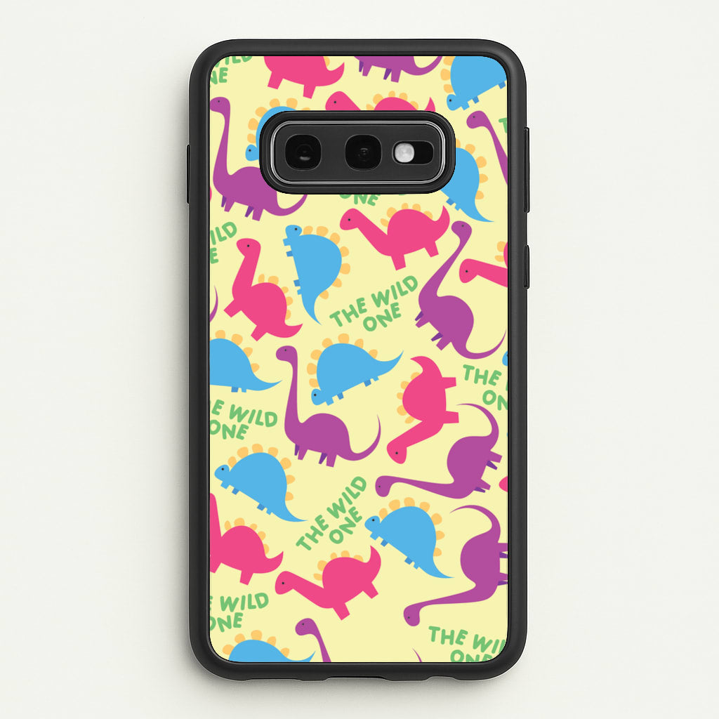 The Wild One - Dinosaurs - Dinosaurs Phone Case for Galaxy S10e