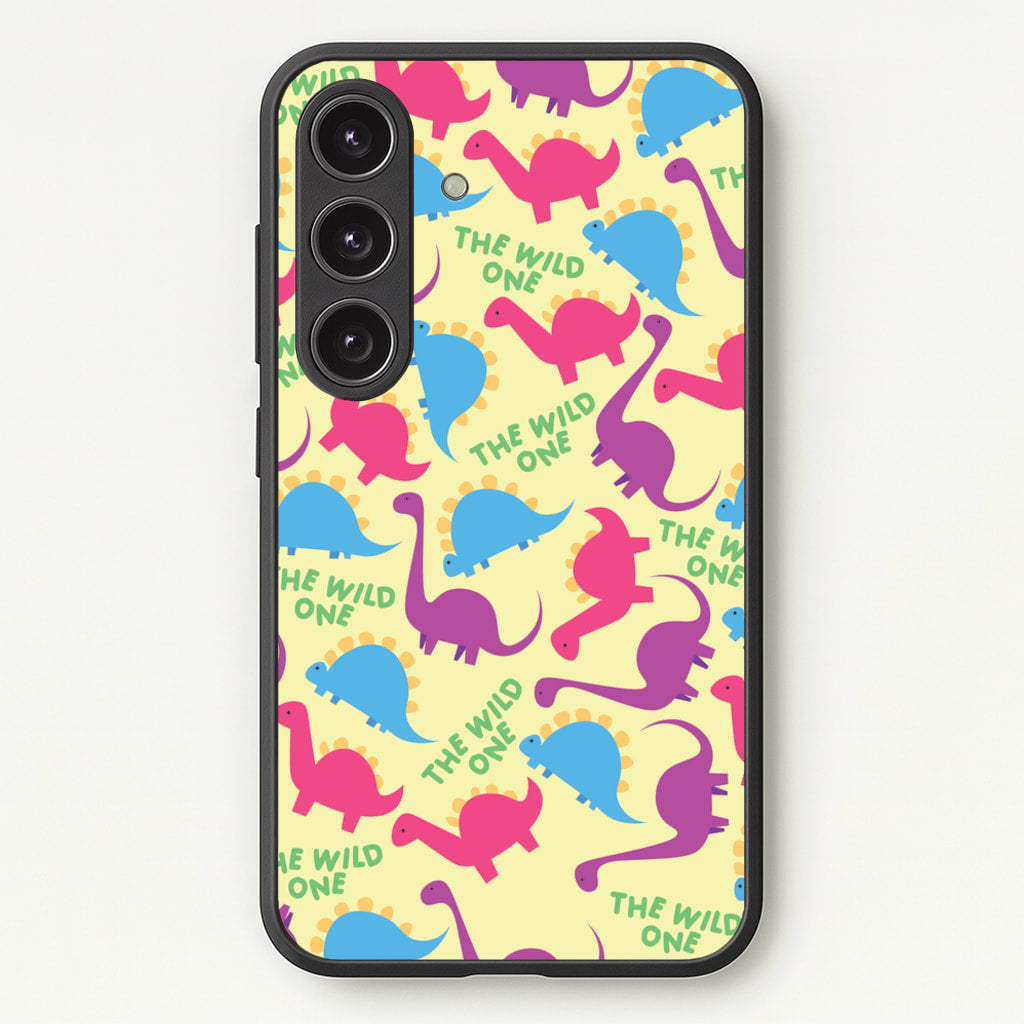 The Wild One - Dinosaurs - Dinosaurs Phone Case for Galaxy S24 Plus