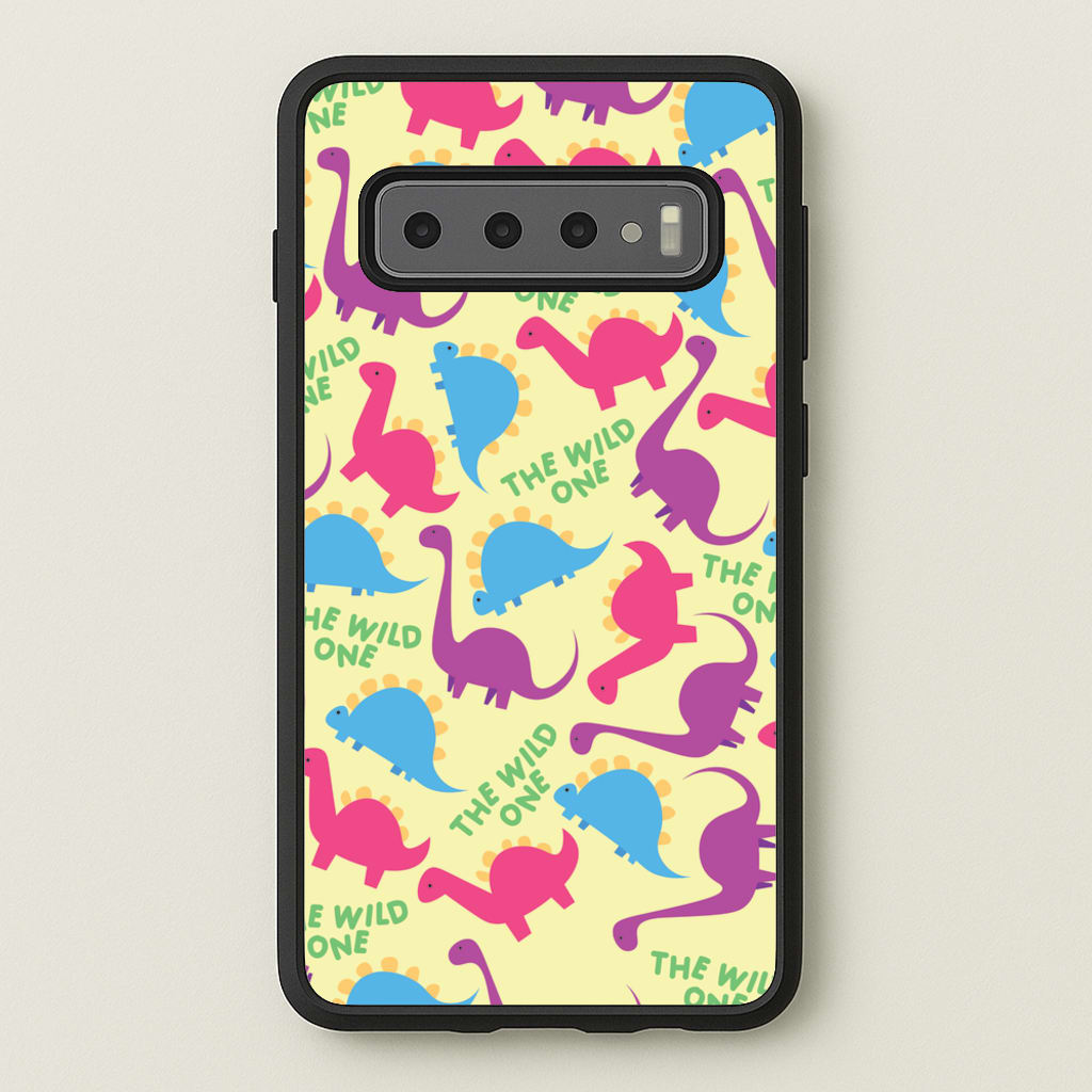 The Wild One - Dinosaurs - Dinosaurs Phone Case for Galaxy S10 Plus