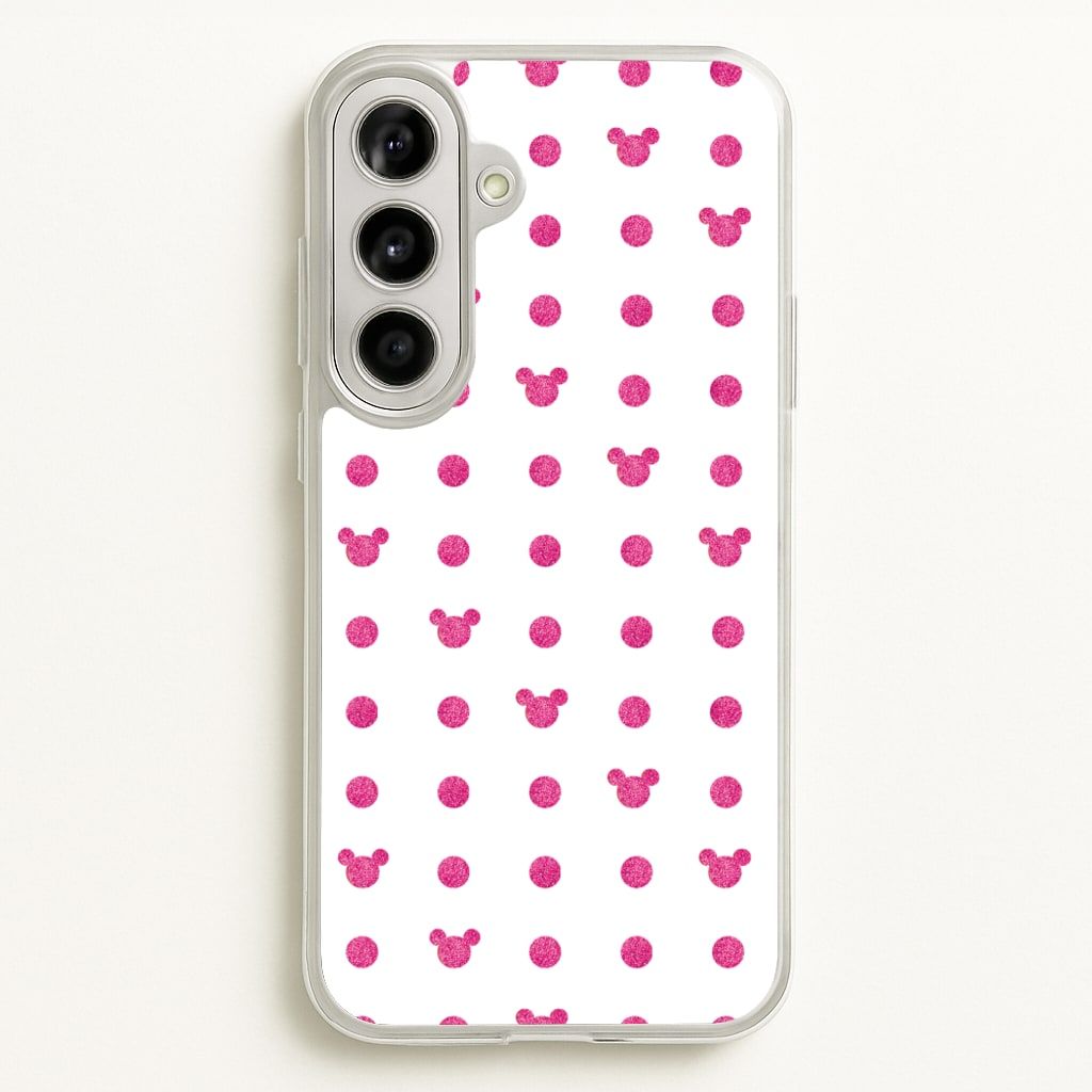 Mickey Polkadot White Fairytale - Disney Phone Case for Galaxy A56