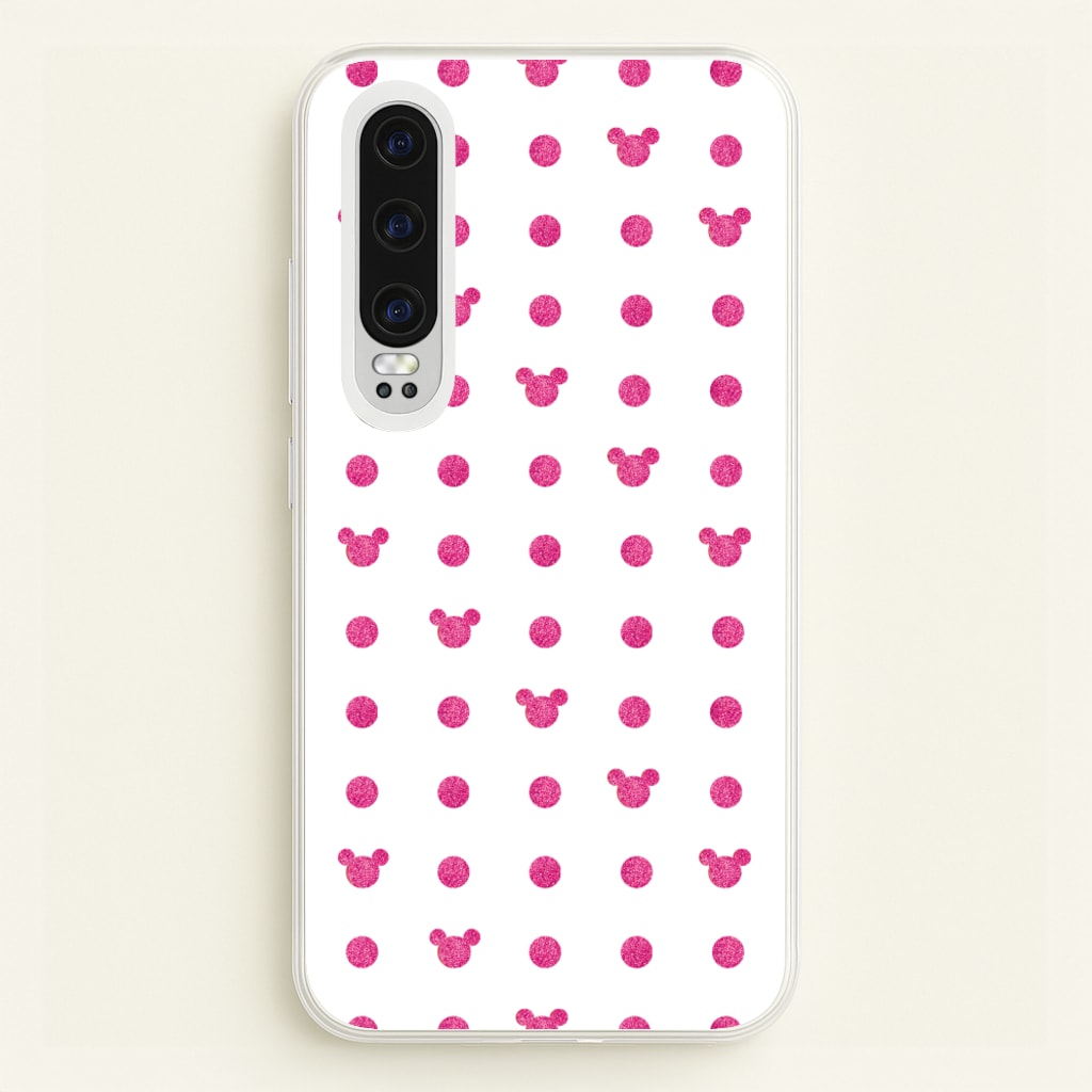 Mickey Polkadot White Fairytale - Disney Phone Case for Huawei P30