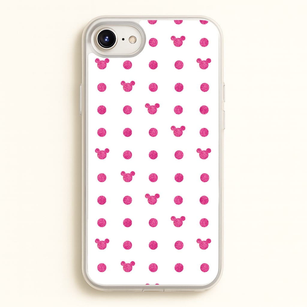 Mickey Polkadot White Fairytale - Disney Phone Case for iPhone 6 / 7 / 8 / SE
