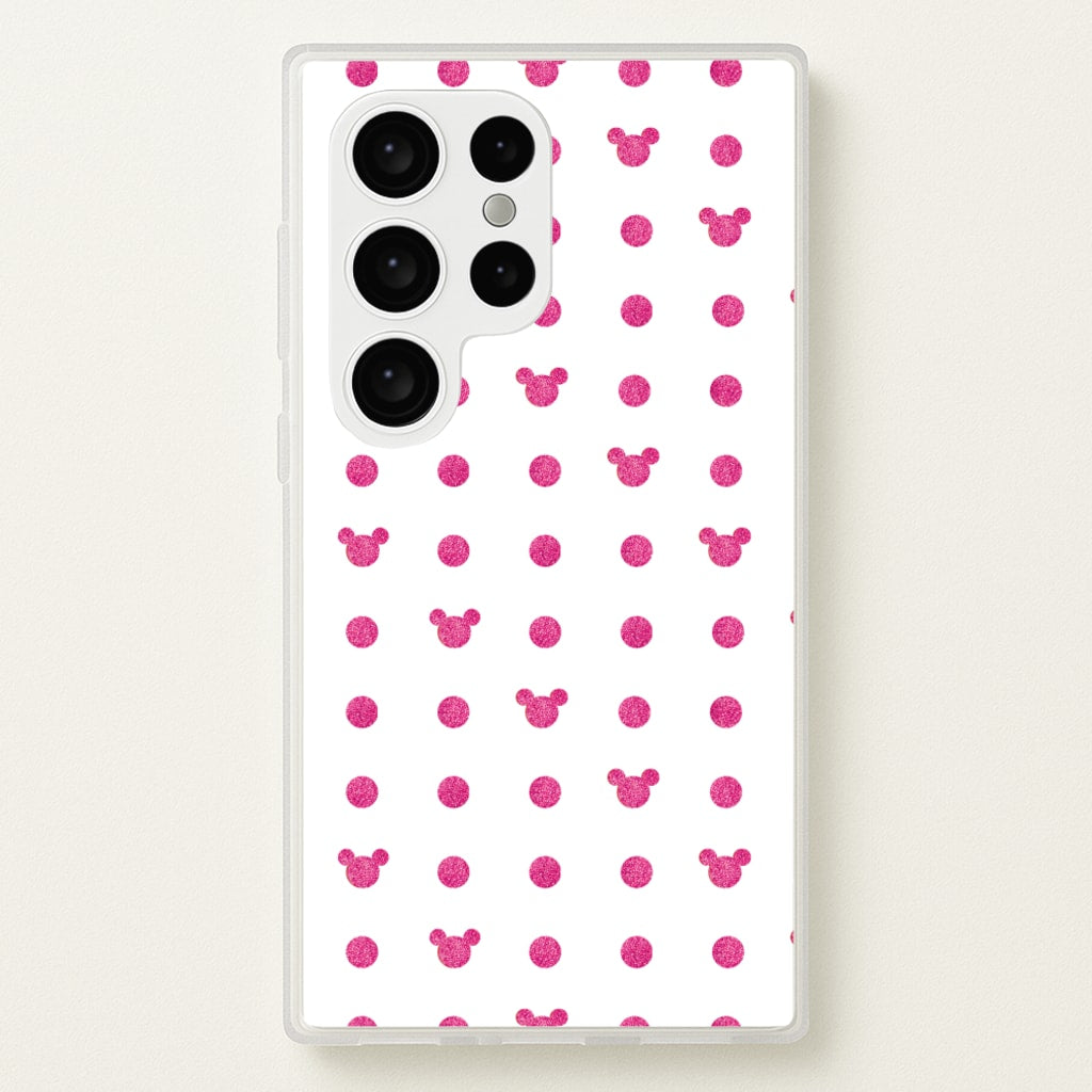 Mickey Polkadot White Fairytale - Disney Phone Case for Galaxy S24 Ultra