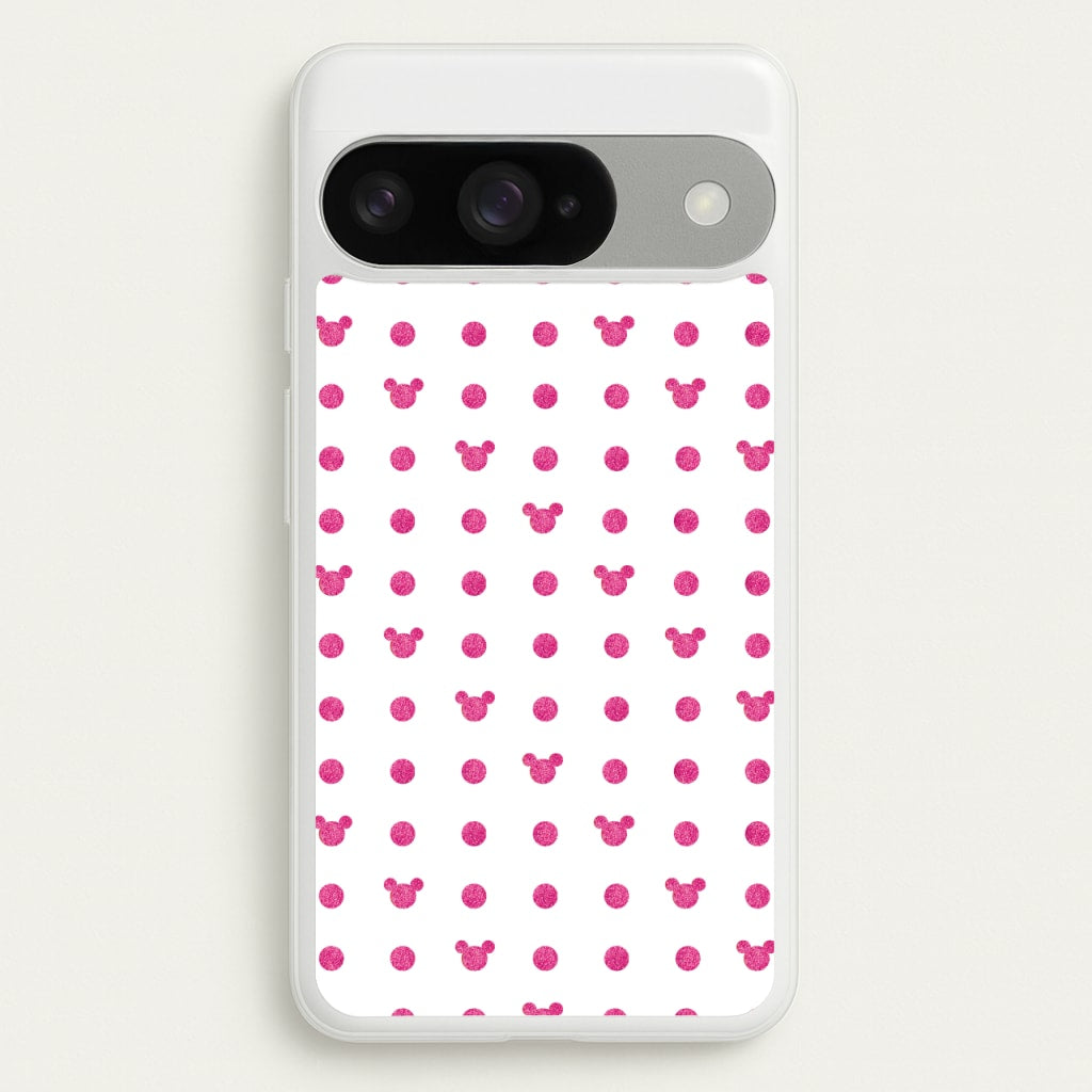 Mickey Polkadot White Fairytale Phone Case for Google Pixel 10 / 10 Pro