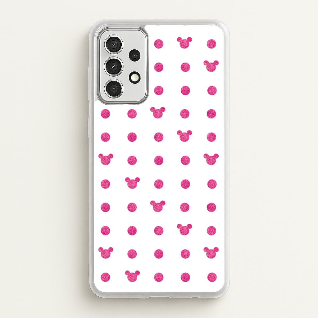 Mickey Polkadot White Fairytale - Disney Phone Case for Galaxy A52 / A52s