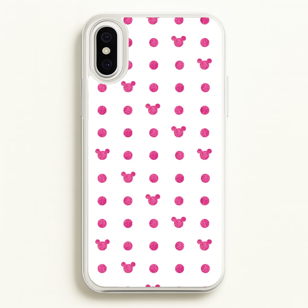 Mickey Polkadot White Fairytale - Disney Phone Case for iPhone XS Max