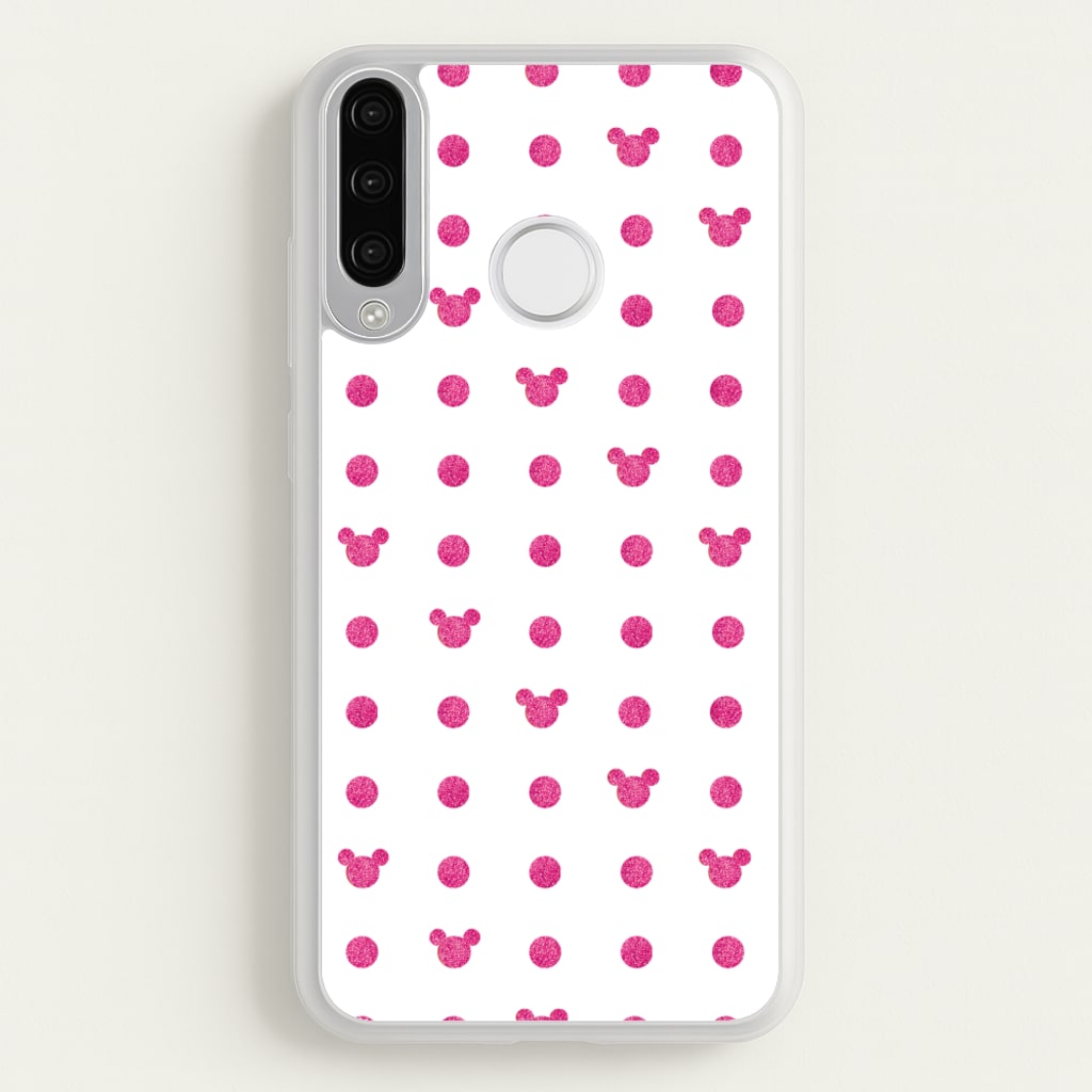 Mickey Polkadot White Fairytale - Disney Phone Case for Huawei P30 Lite