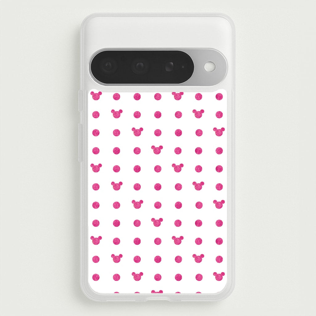Mickey Polkadot White Fairytale Phone Case for Google Pixel 10 Pro XL