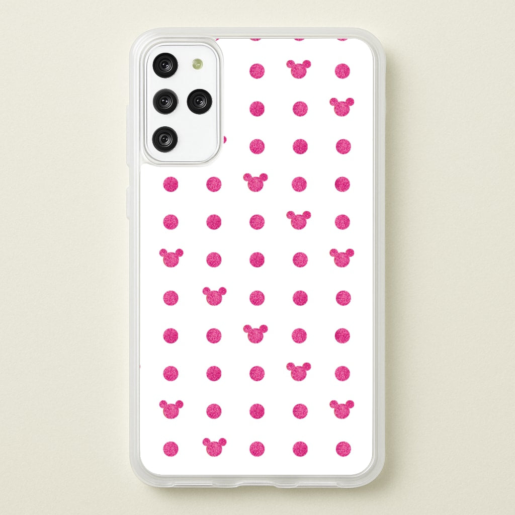 Mickey Polkadot White Fairytale - Disney Phone Case for Galaxy S20 Plus