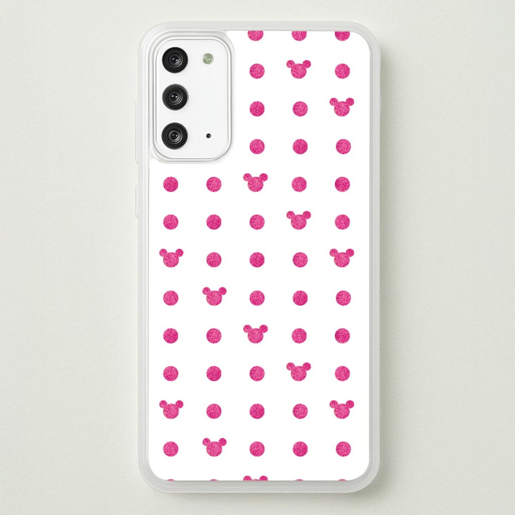 Mickey Polkadot White Fairytale - Disney Phone Case for Galaxy Note 20