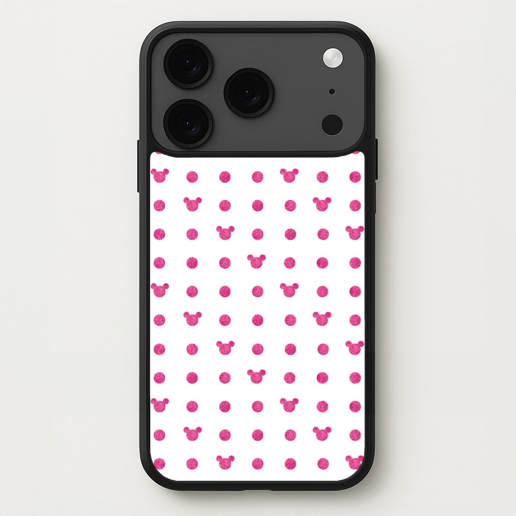 Mickey Polkadot White Fairytale Phone Case for iPhone 17 Pro