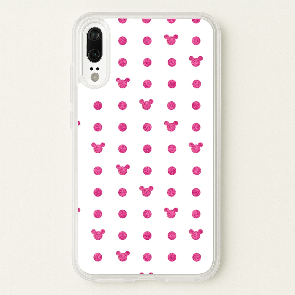 Mickey Polkadot White Fairytale - Disney Phone Case for Huawei P20