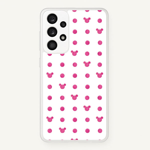 Mickey Polkadot White Fairytale - Disney Phone Case for Galaxy A33
