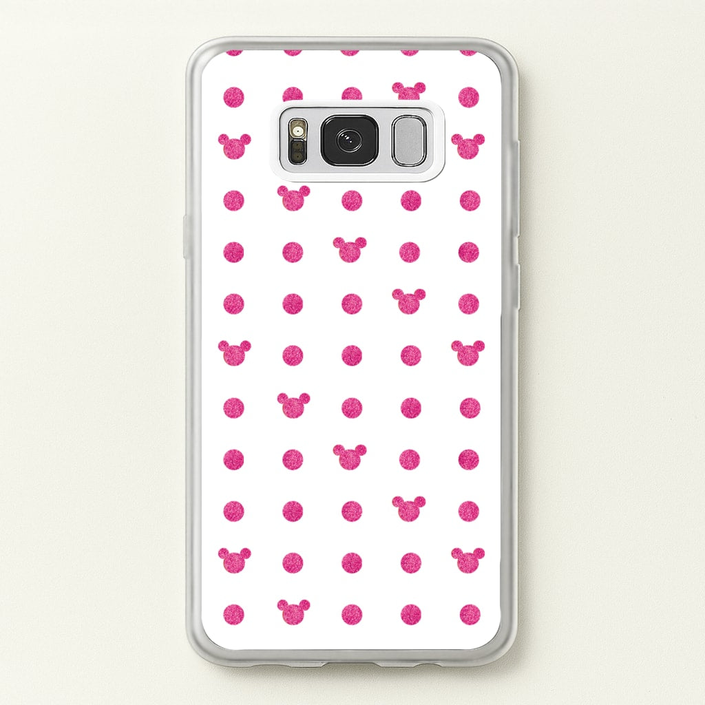 Mickey Polkadot White Fairytale - Disney Phone Case for Galaxy S8 Plus