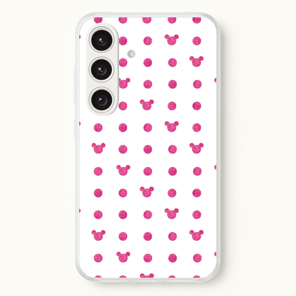 Mickey Polkadot White Fairytale - Disney Phone Case for Galaxy S24 Plus