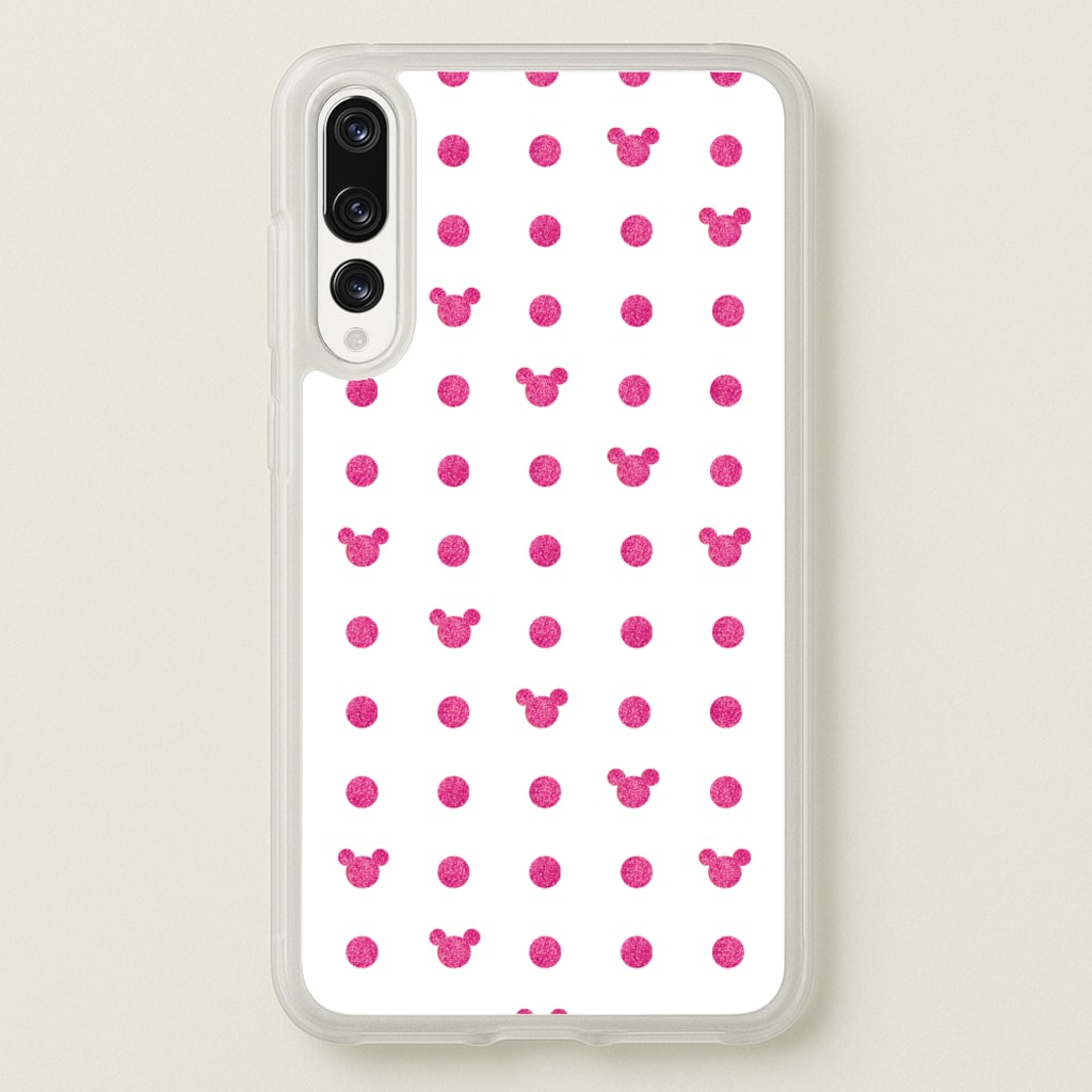 Mickey Polkadot White Fairytale - Disney Phone Case for Huawei P20 Pro