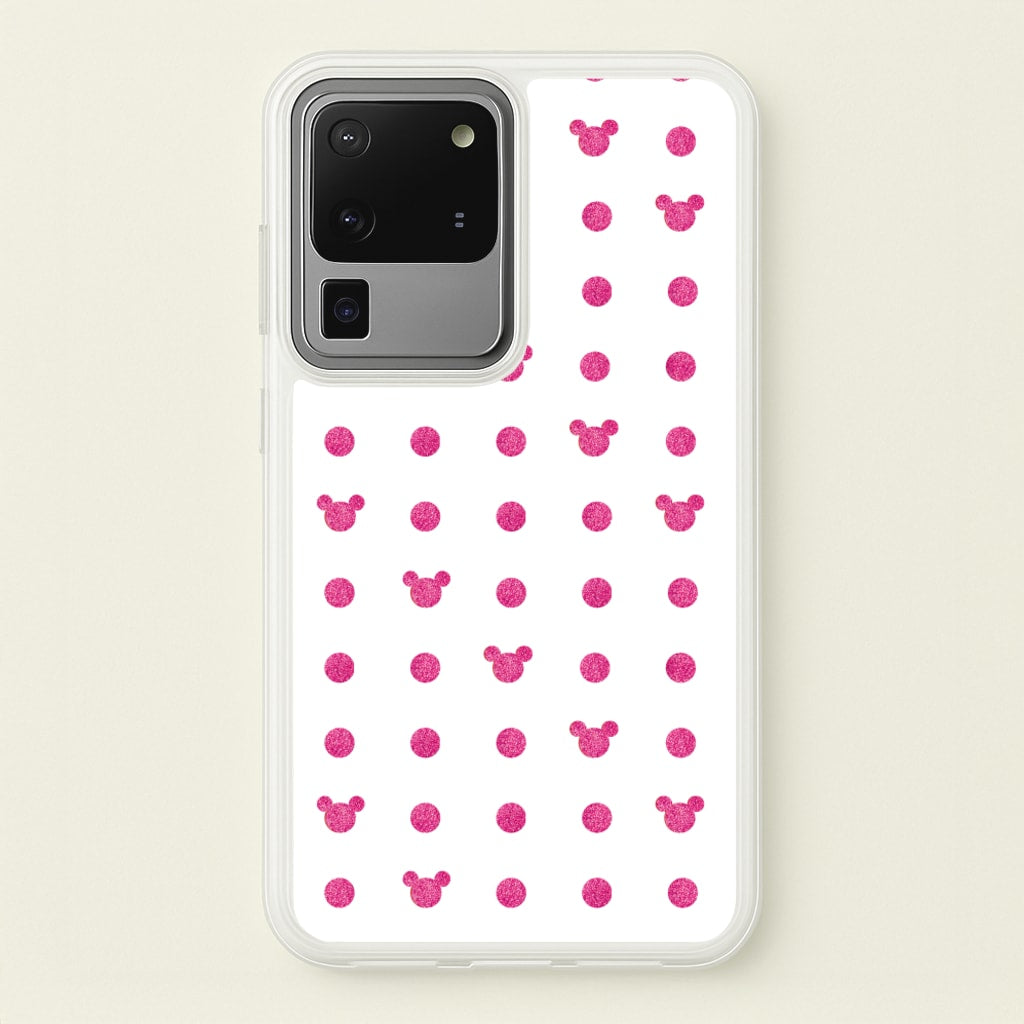Mickey Polkadot White Fairytale - Disney Phone Case for Galaxy S20 Ultra