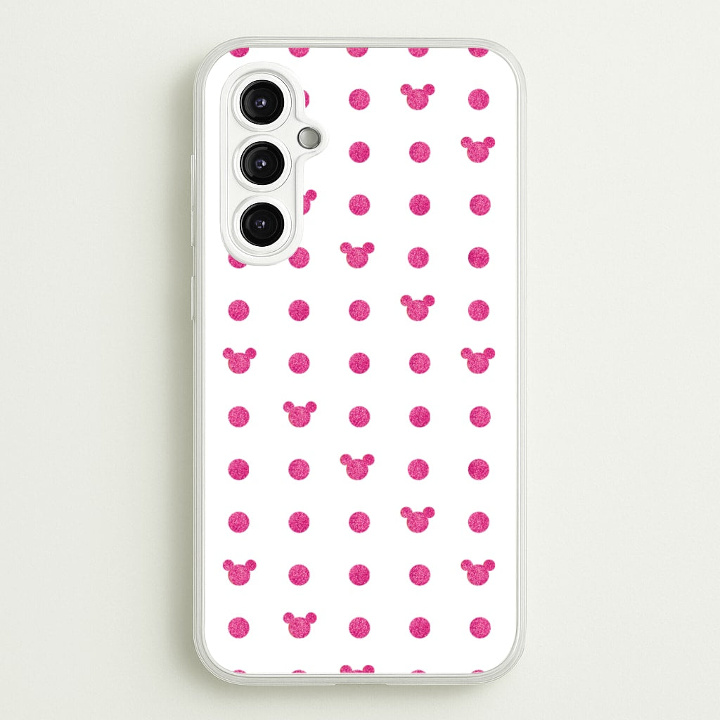Mickey Polkadot White Fairytale - Disney Phone Case for Galaxy A14