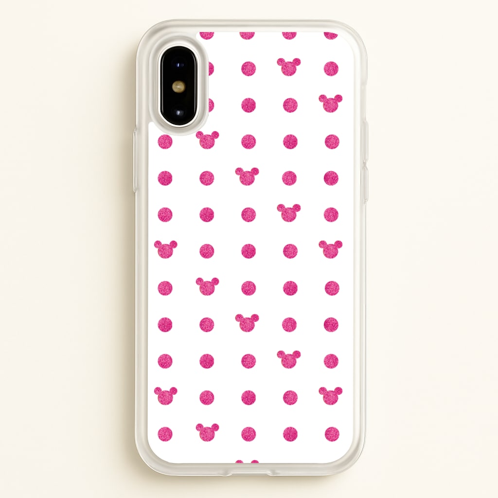 Mickey Polkadot White Fairytale - Disney Phone Case for iPhone X / XS