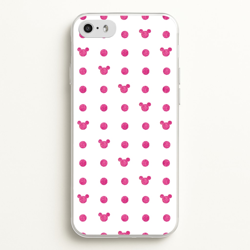 Mickey Polkadot White Fairytale - Disney Phone Case for iPhone 5 / 5s / SE 2016