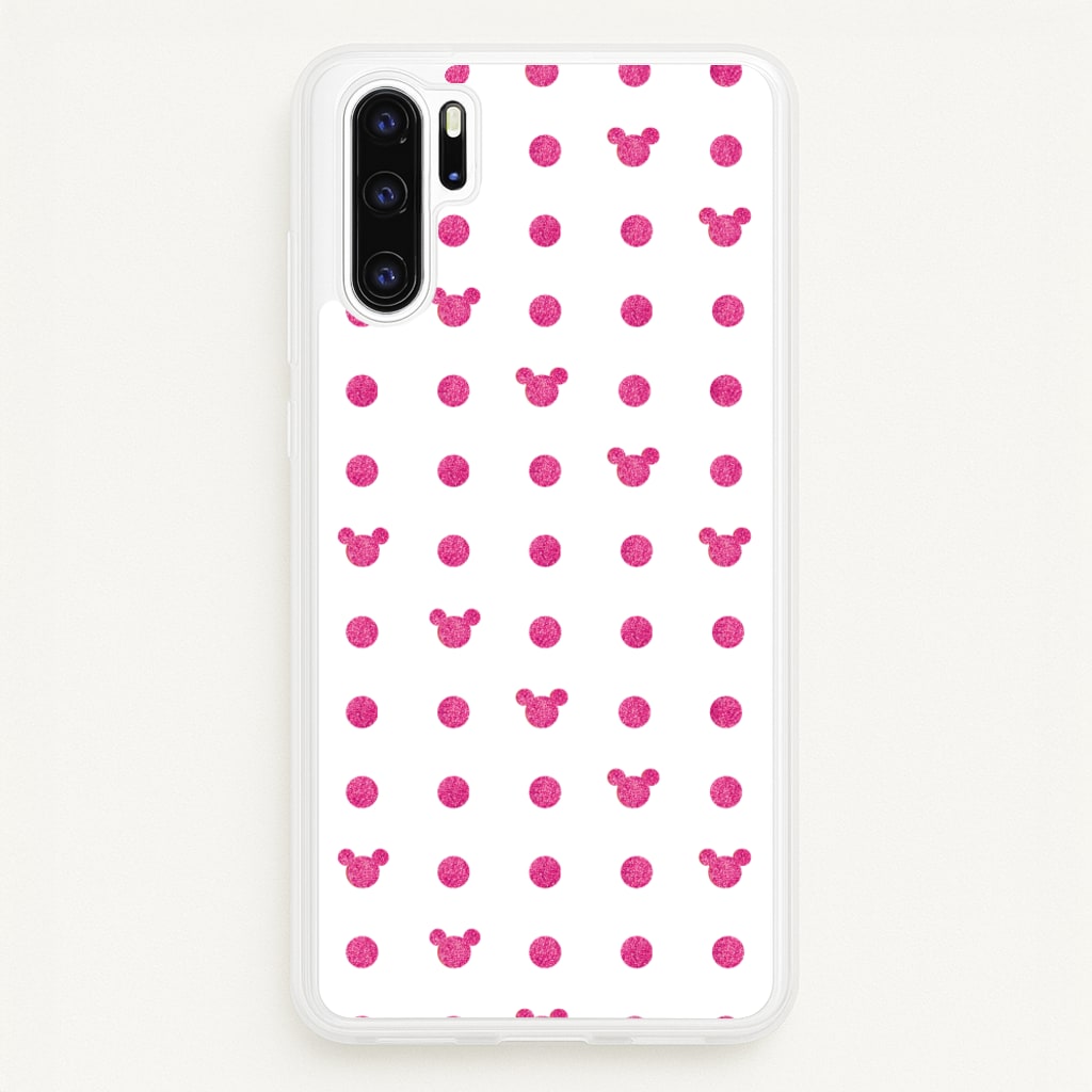Mickey Polkadot White Fairytale - Disney Phone Case for Huawei P30 Pro