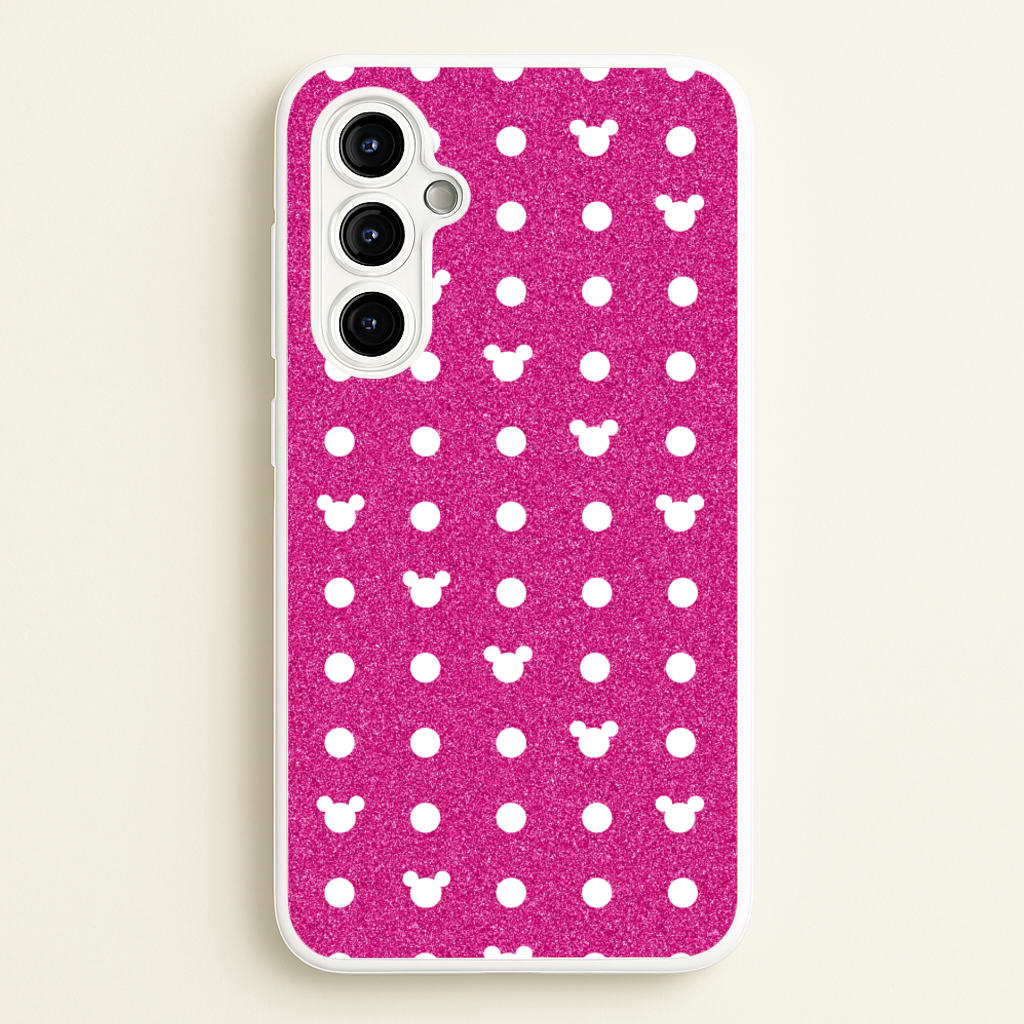 Mickey Polkadot Pink Fairytale - Disney Phone Case for Galaxy A54
