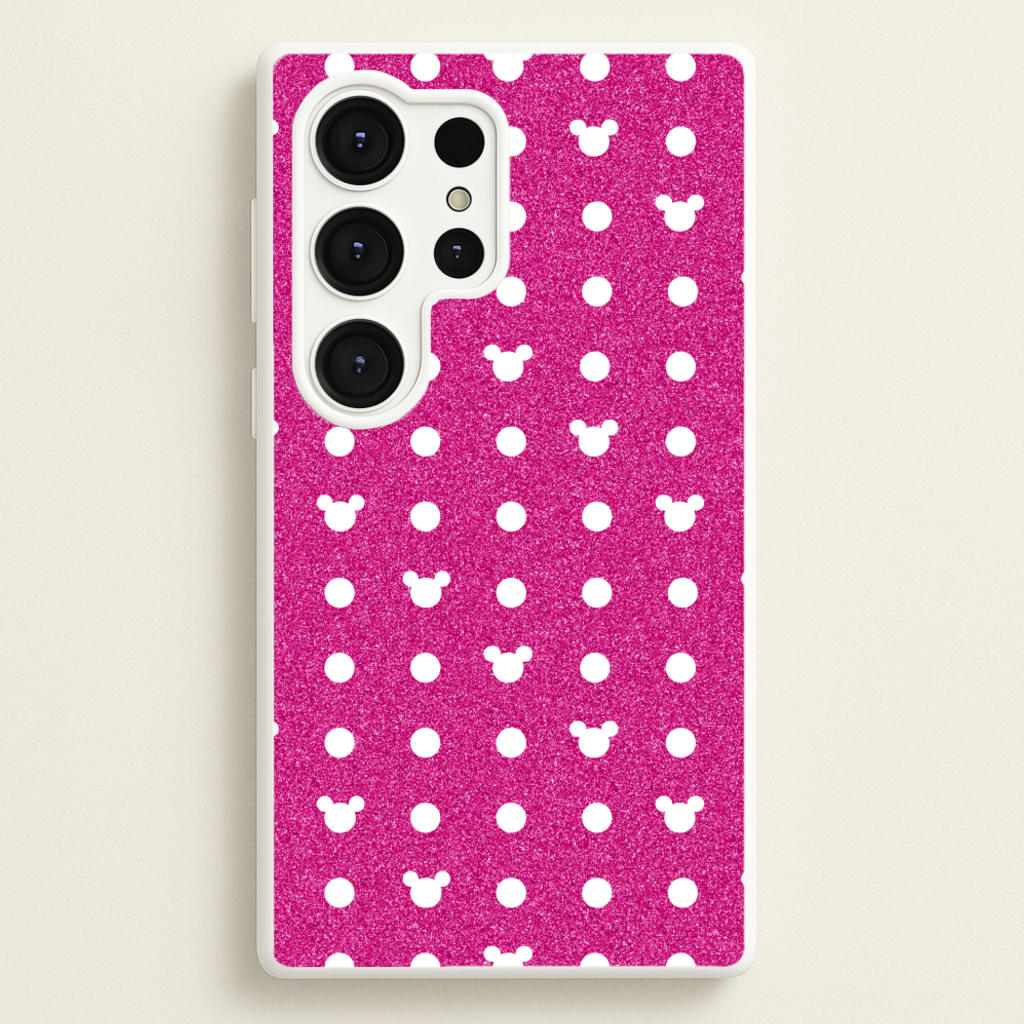 Mickey Polkadot Pink Fairytale - Disney Phone Case for Galaxy S25 Ultra