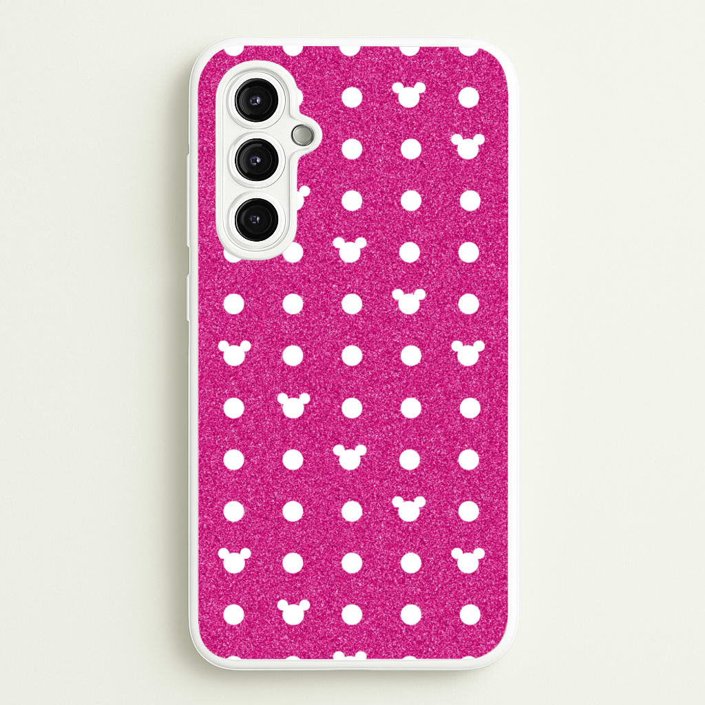 Mickey Polkadot Pink Fairytale - Disney Phone Case for Galaxy A14