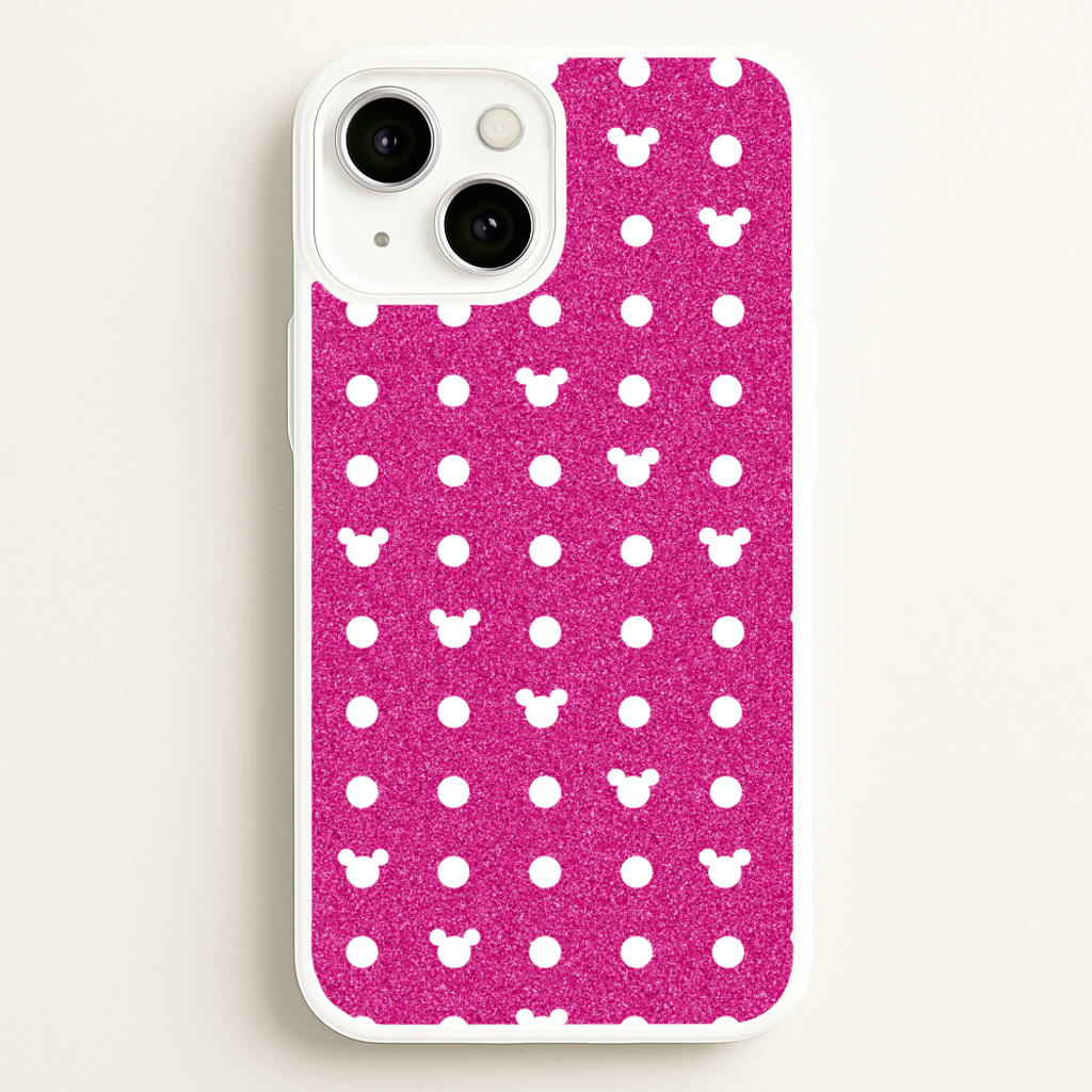 Mickey Polkadot Pink Fairytale - Disney Phone Case for iPhone 13 Mini