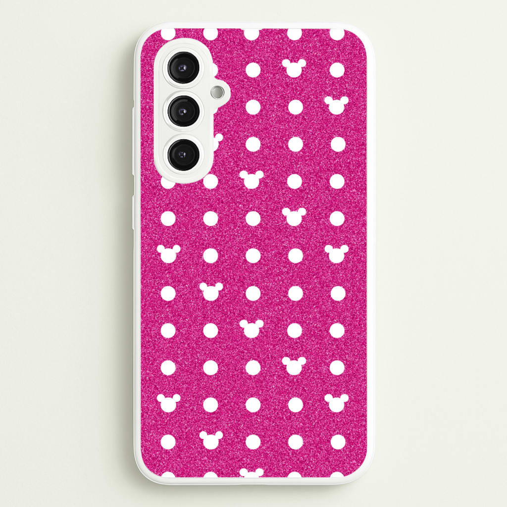 Mickey Polkadot Pink Fairytale - Disney Phone Case for Galaxy S23FE