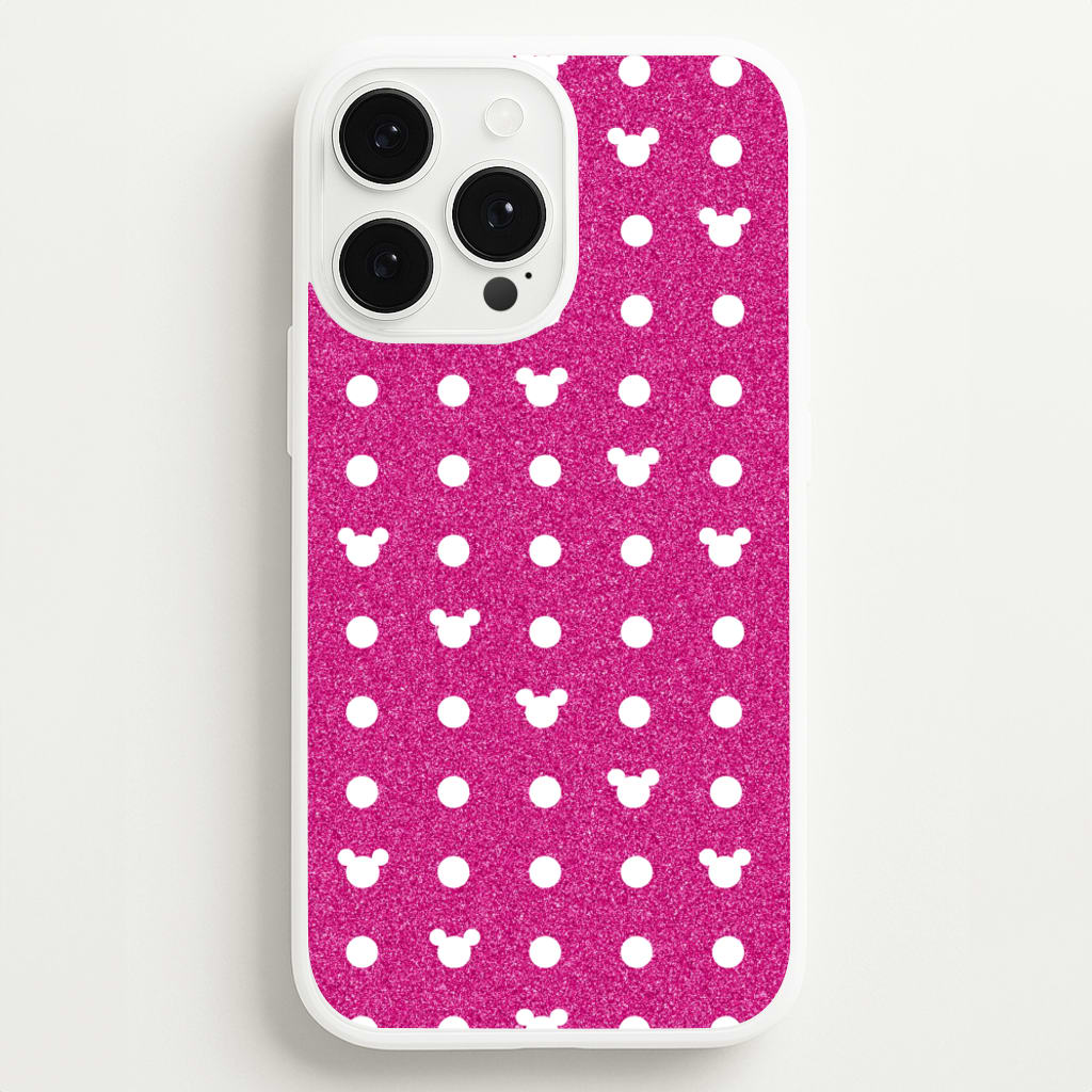 Mickey Polkadot Pink Fairytale - Disney Phone Case for iPhone 13 Pro Max