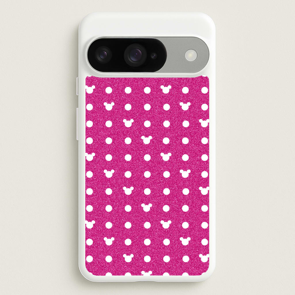 Mickey Polkadot Pink Fairytale Phone Case for Google Pixel 10 / 10 Pro
