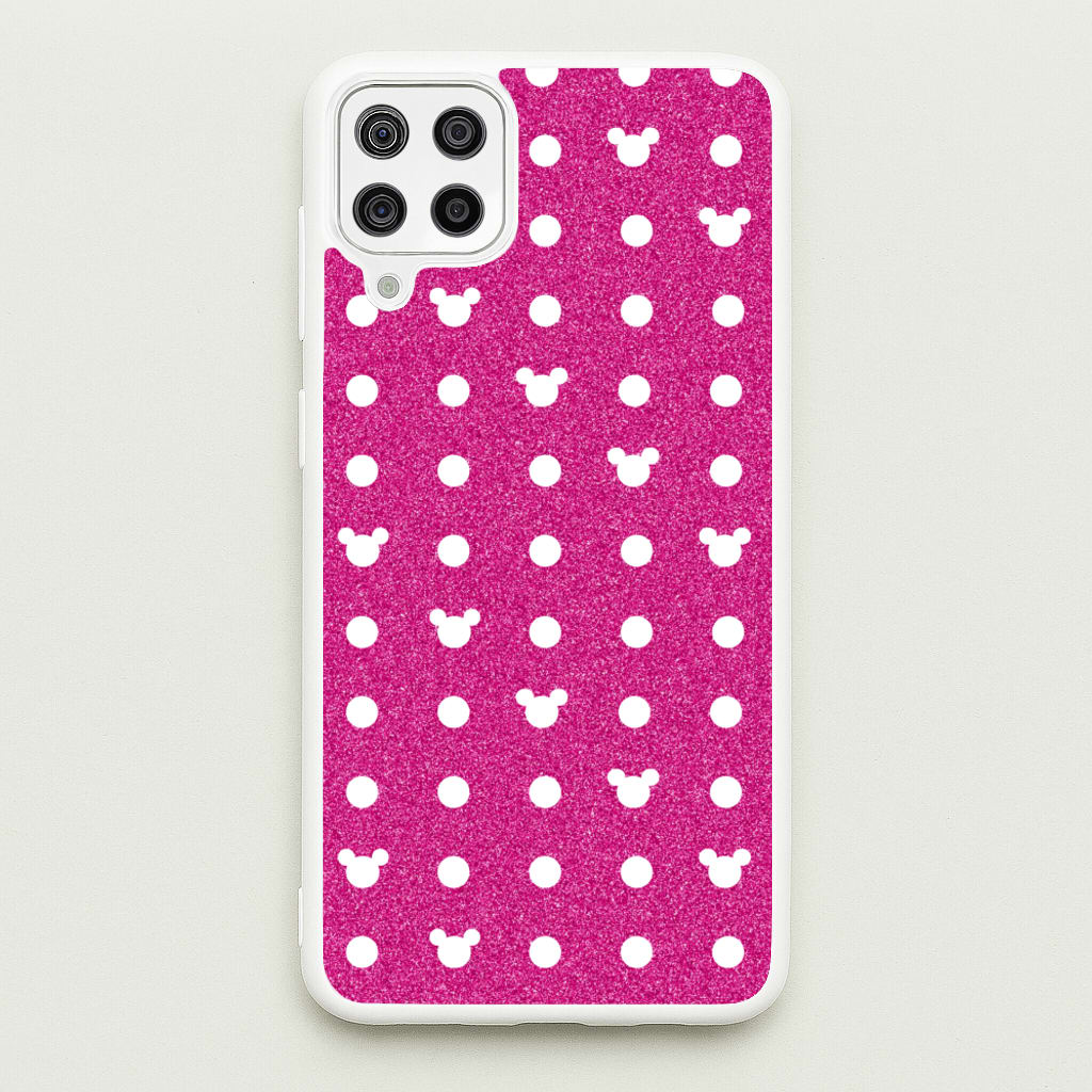 Mickey Polkadot Pink Fairytale - Disney Phone Case for Galaxy A12