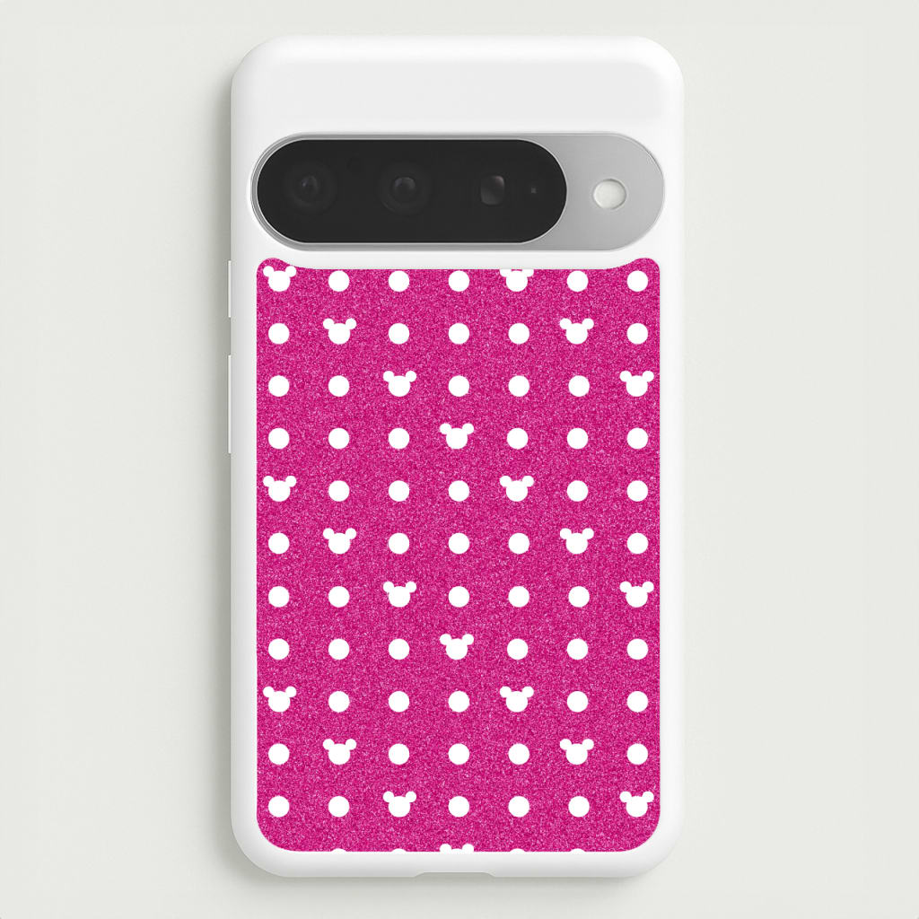 Mickey Polkadot Pink Fairytale Phone Case for Google Pixel 10 Pro XL