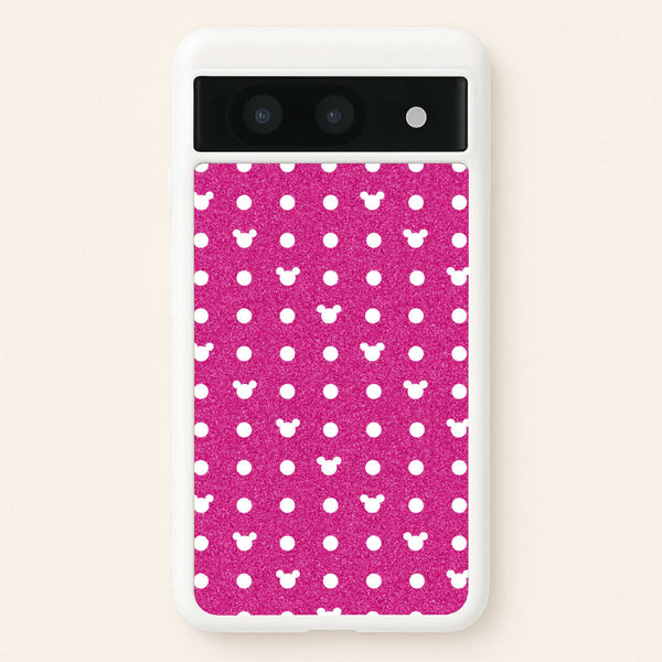 Mickey Polkadot Pink Fairytale - Disney Phone Case for Google Pixel 8a