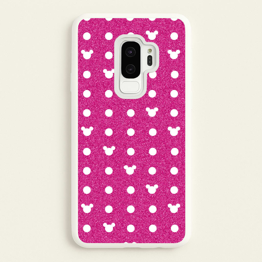Mickey Polkadot Pink Fairytale - Disney Phone Case for Galaxy S9 Plus