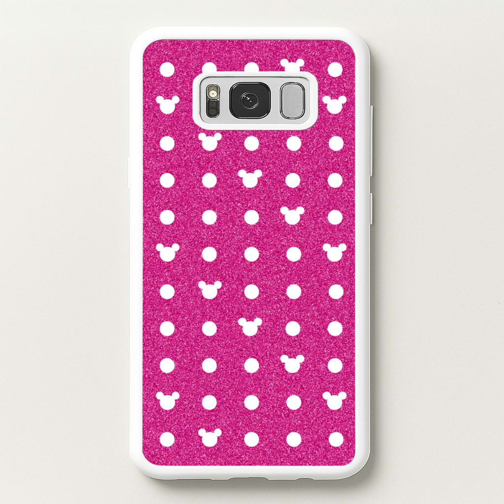 Mickey Polkadot Pink Fairytale - Disney Phone Case for Galaxy S8