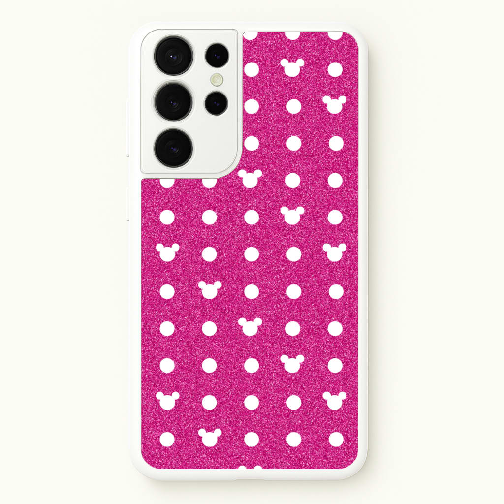 Mickey Polkadot Pink Fairytale - Disney Phone Case for Galaxy S21 Ultra