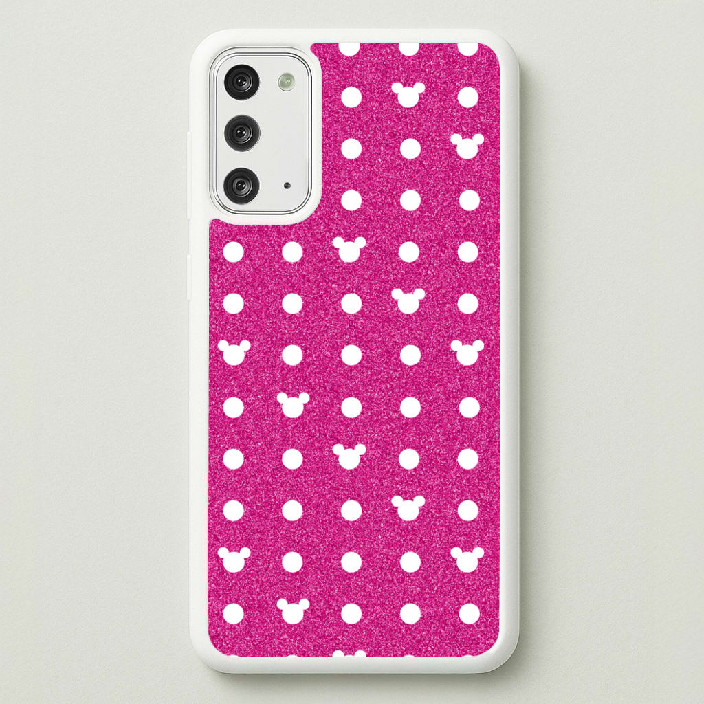Mickey Polkadot Pink Fairytale - Disney Phone Case for Galaxy Note 20