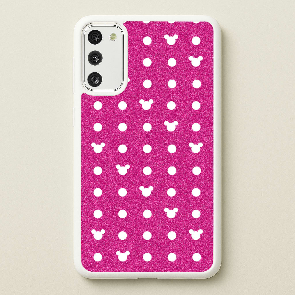 Mickey Polkadot Pink Fairytale - Disney Phone Case for Galaxy S20