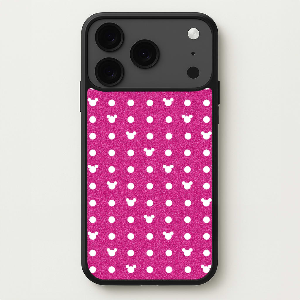 Mickey Polkadot Pink Fairytale Phone Case for iPhone 17 Pro Max