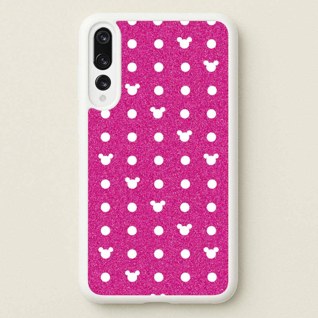 Mickey Polkadot Pink Fairytale - Disney Phone Case for Huawei P20 Pro