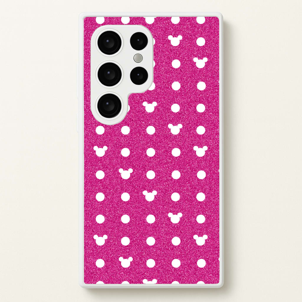 Mickey Polkadot Pink Fairytale - Disney Phone Case for Galaxy S24 Ultra