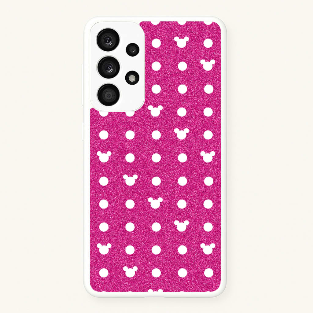 Mickey Polkadot Pink Fairytale - Disney Phone Case for Galaxy A33