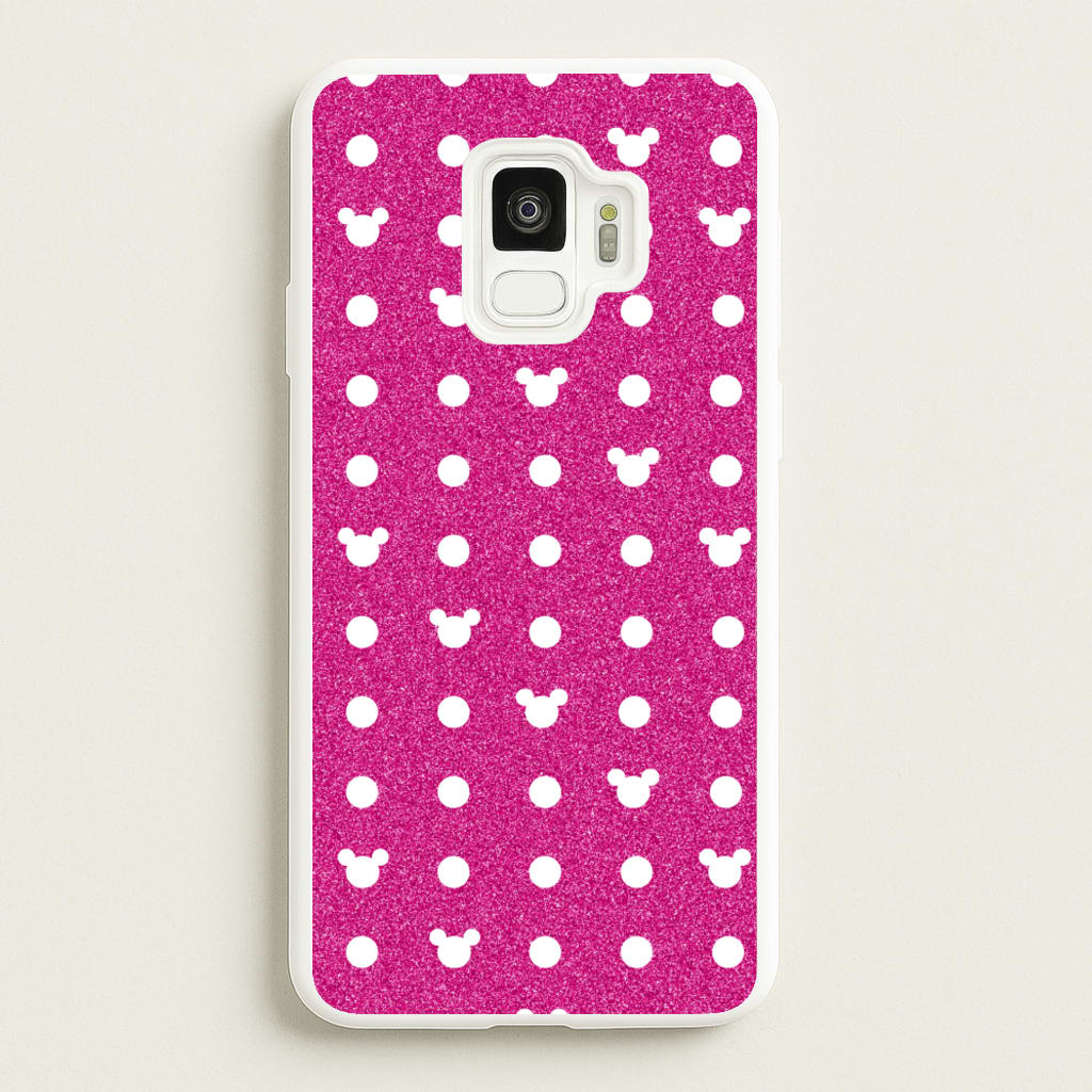 Mickey Polkadot Pink Fairytale - Disney Phone Case for Galaxy S9