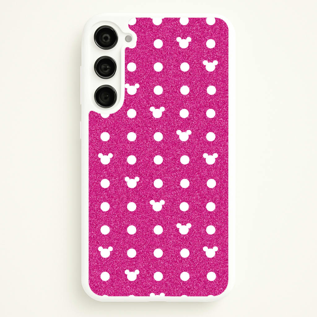 Mickey Polkadot Pink Fairytale - Disney Phone Case for Galaxy S23