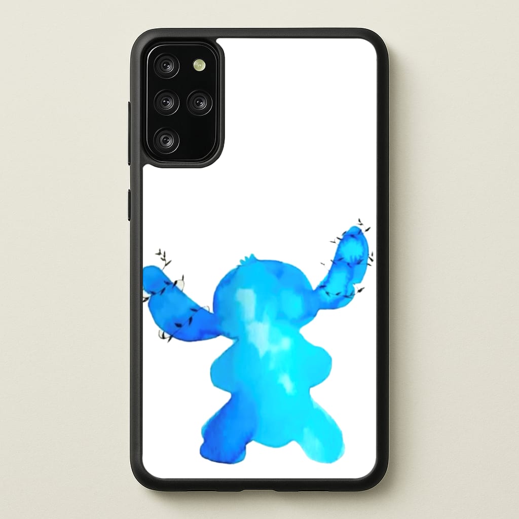 Watercolour Blue Alien Disney - Disney Phone Case for Galaxy S20 Plus