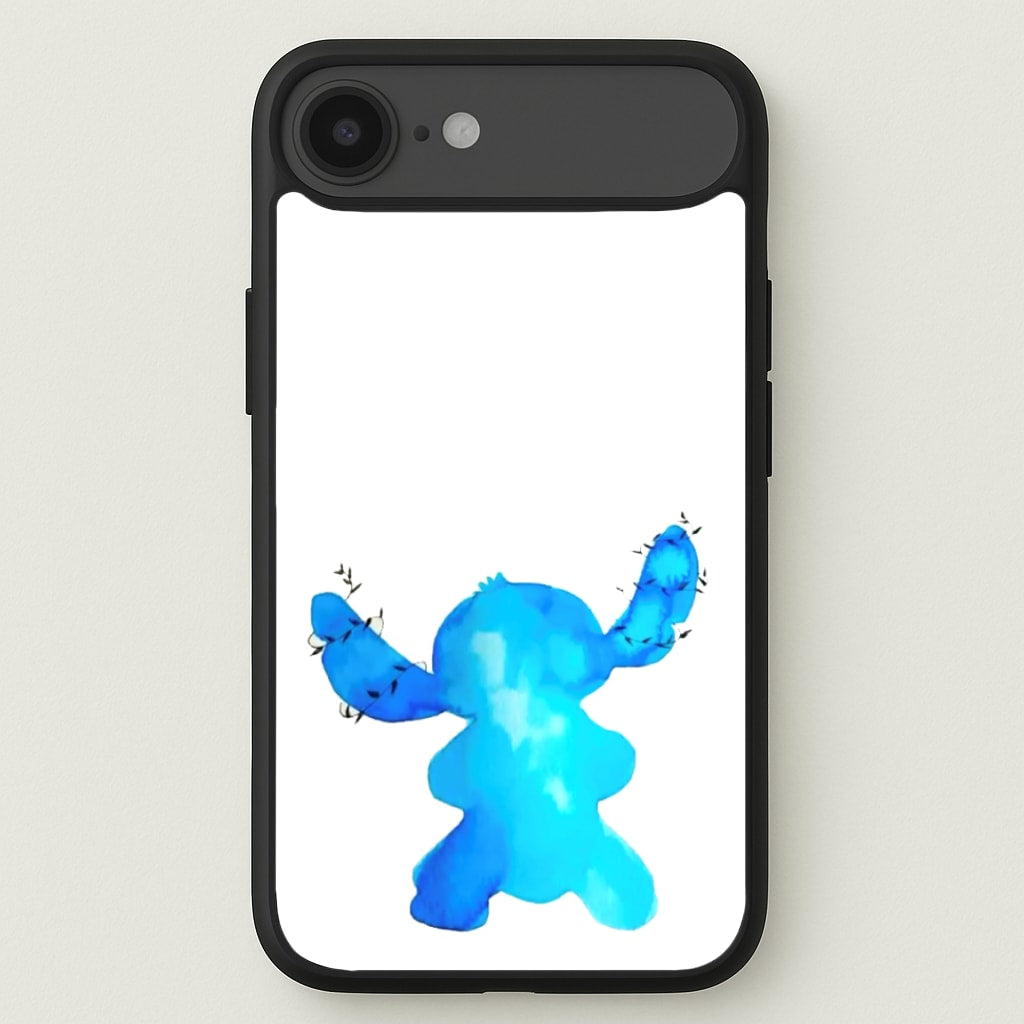 Watercolour Blue Alien Disney Phone Case for iPhone 17 Air