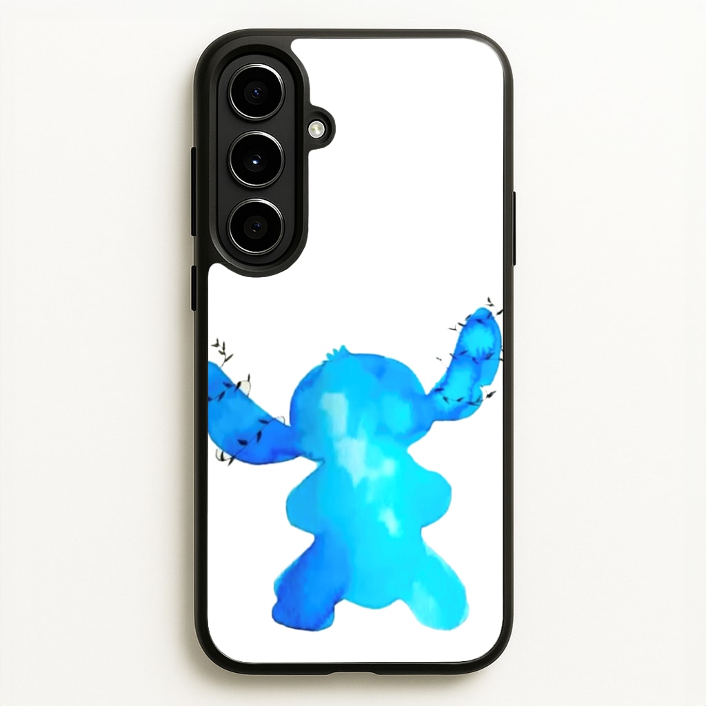Watercolour Blue Alien Disney - Disney Phone Case for Galaxy A56